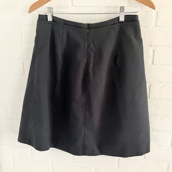 Anthropologie x Noa Noa Mini Skirt A-Line asymmetrical Academia Black S - Picture 7 of 11